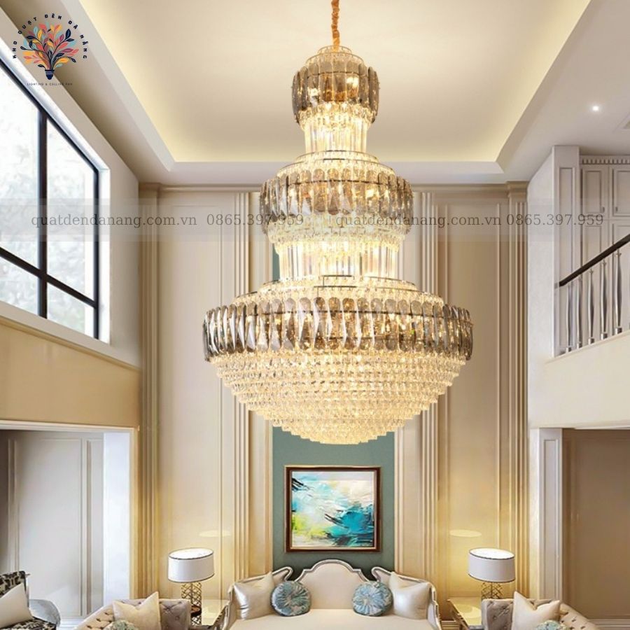 Đèn Chùm Pha Lê 3 Tầng 9226