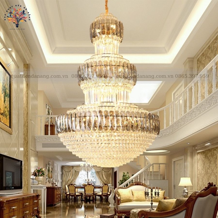 Đèn Chùm Pha Lê 3 Tầng 9226