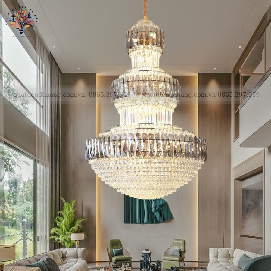 Đèn Chùm Pha Lê 3 Tầng 9226