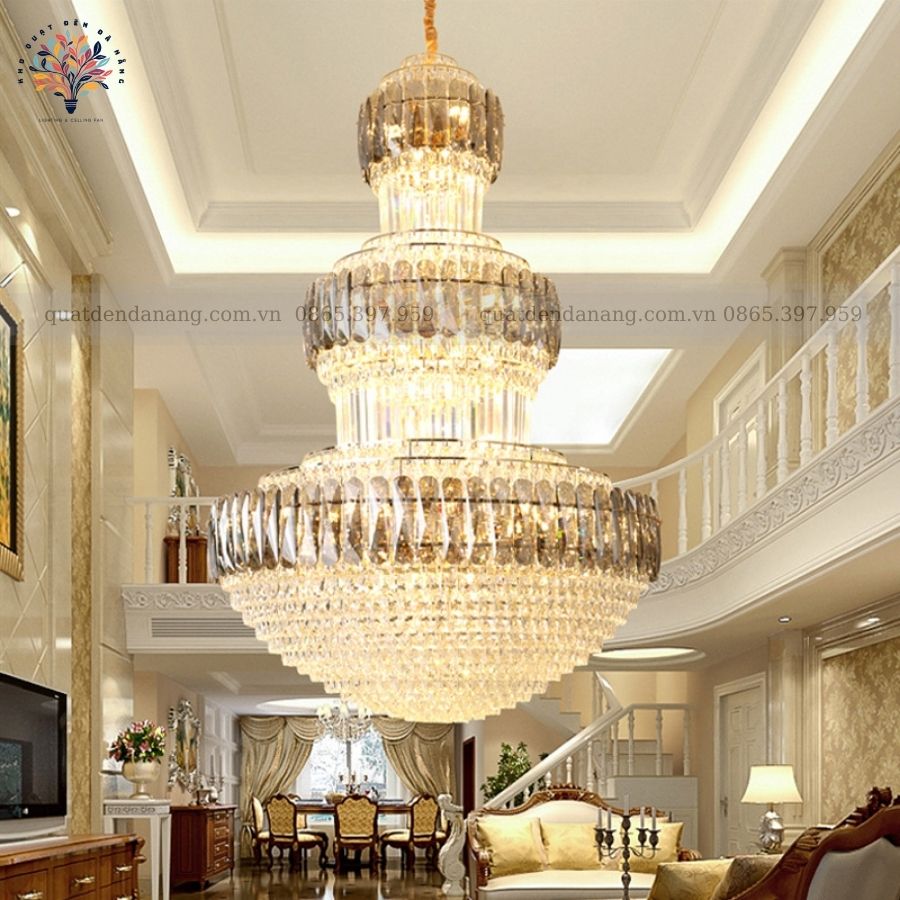 Đèn Chùm Pha Lê 3 Tầng 9226