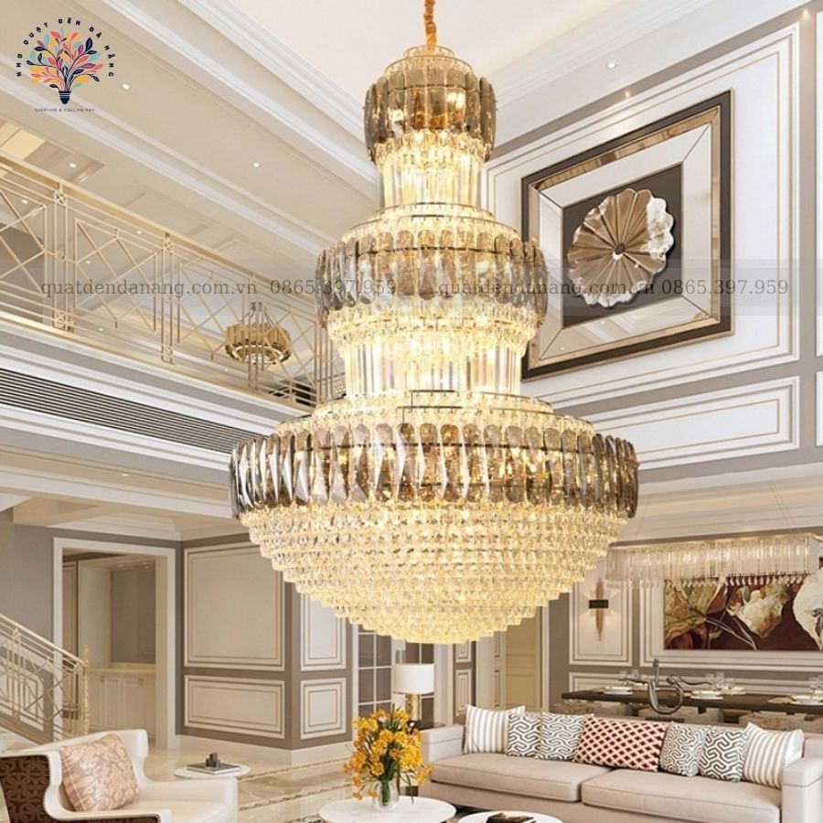 Đèn Chùm Pha Lê 3 Tầng 9226