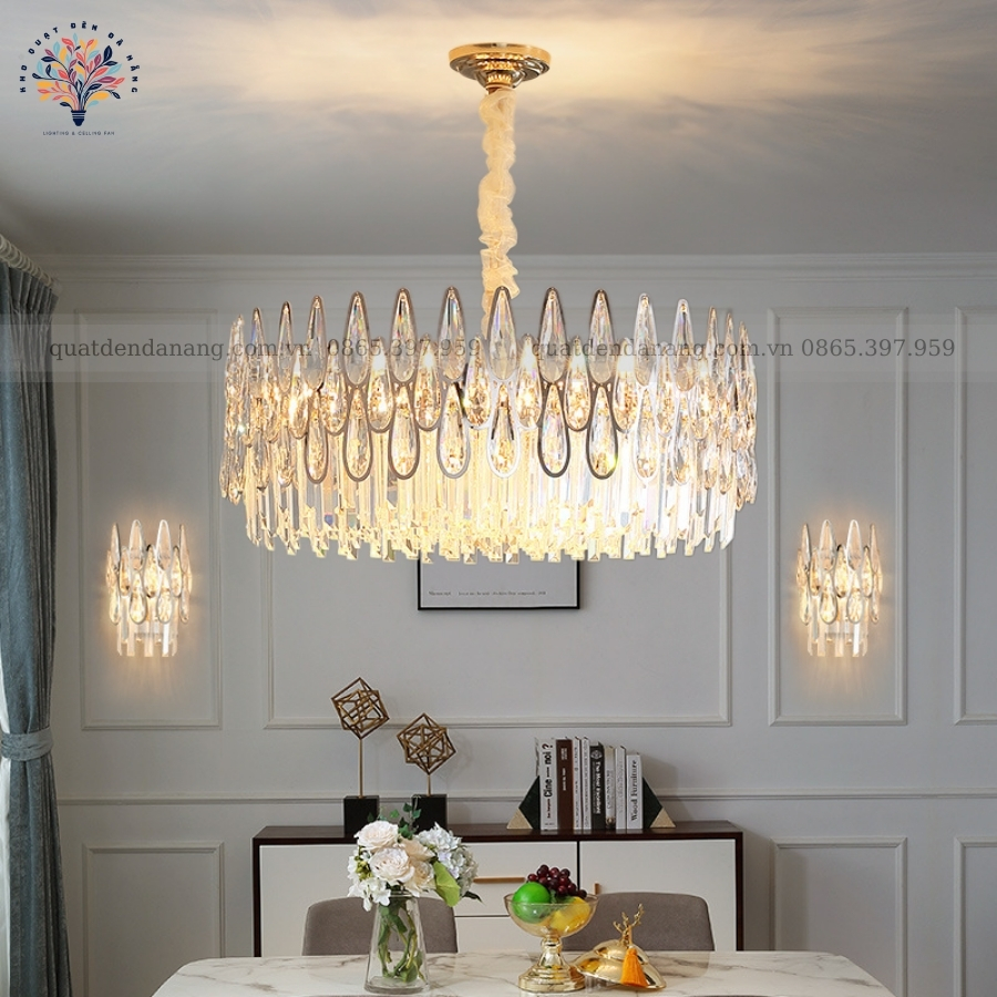 Đèn Chùm Pha Lê Giọt Nước 958