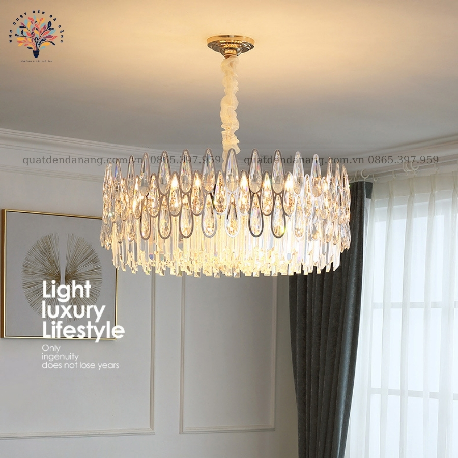 Đèn Chùm Pha Lê Giọt Nước 958