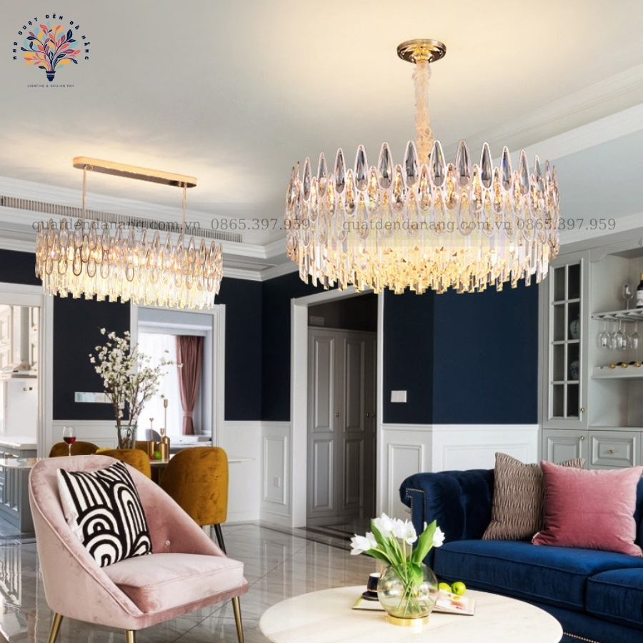 Đèn Chùm Pha Lê Giọt Nước 958