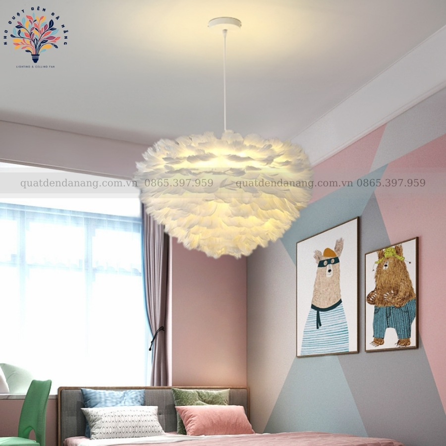 Đèn Thả Lông Vũ 786
