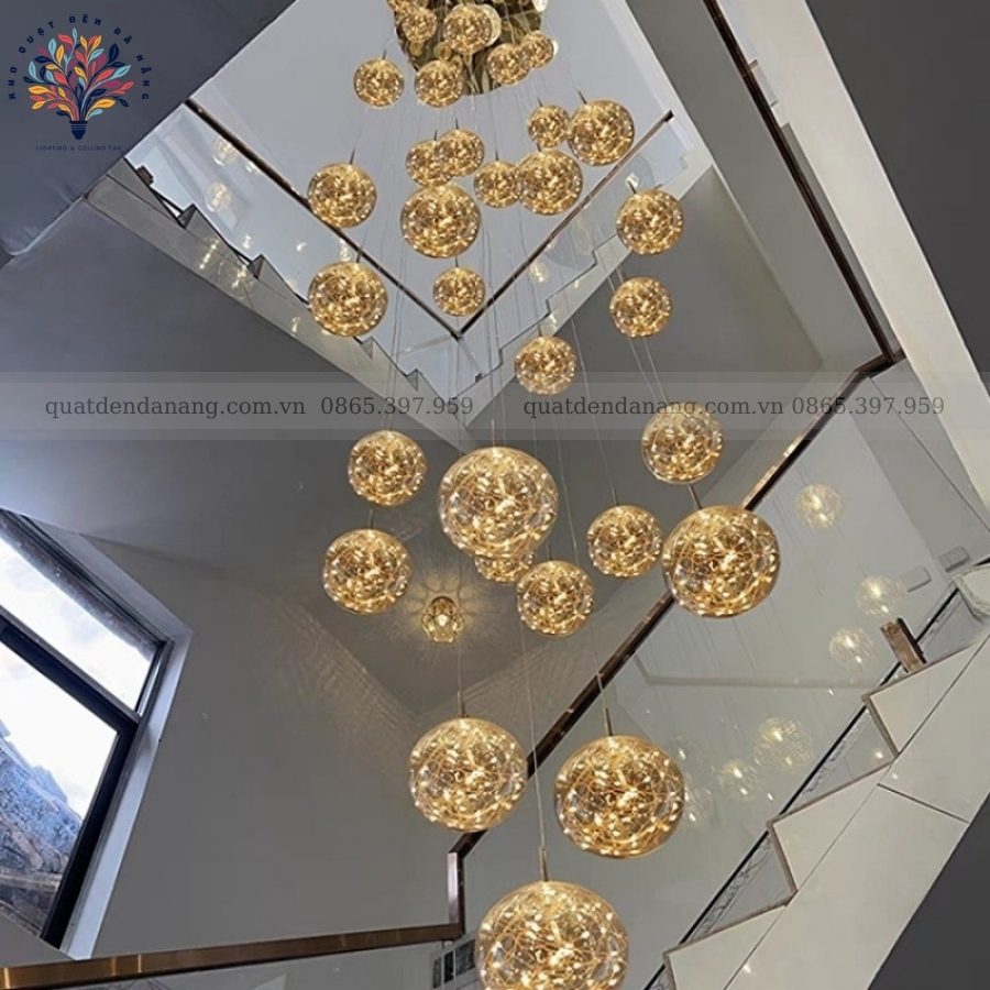 Đèn Chùm Thông Tầng Thiên Hà