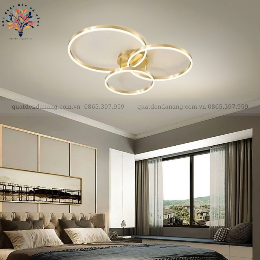 Đèn Ốp Trần 3 Vòng LED