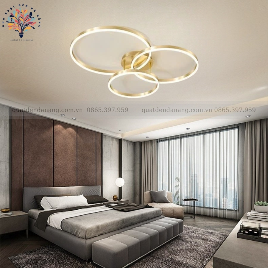 Đèn Ốp Trần 3 Vòng LED
