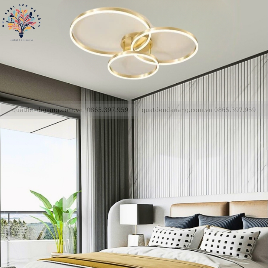 Đèn Ốp Trần 3 Vòng LED