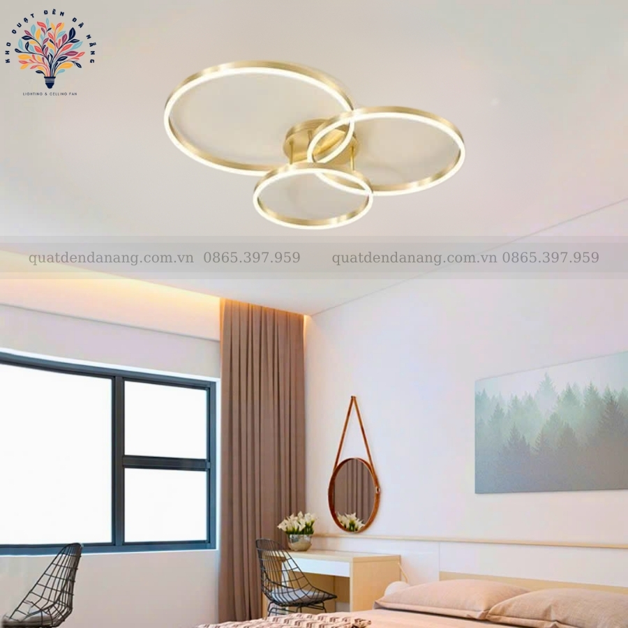 Đèn Ốp Trần 3 Vòng LED