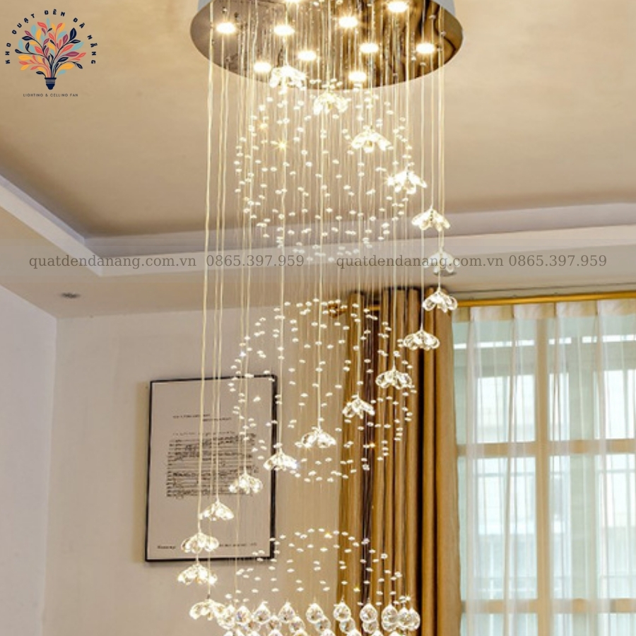 Đèn Thả Thông Tầng Pha Lê 503