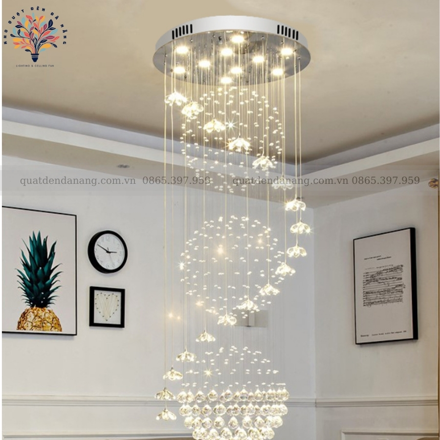 Đèn Thả Thông Tầng Pha Lê 503