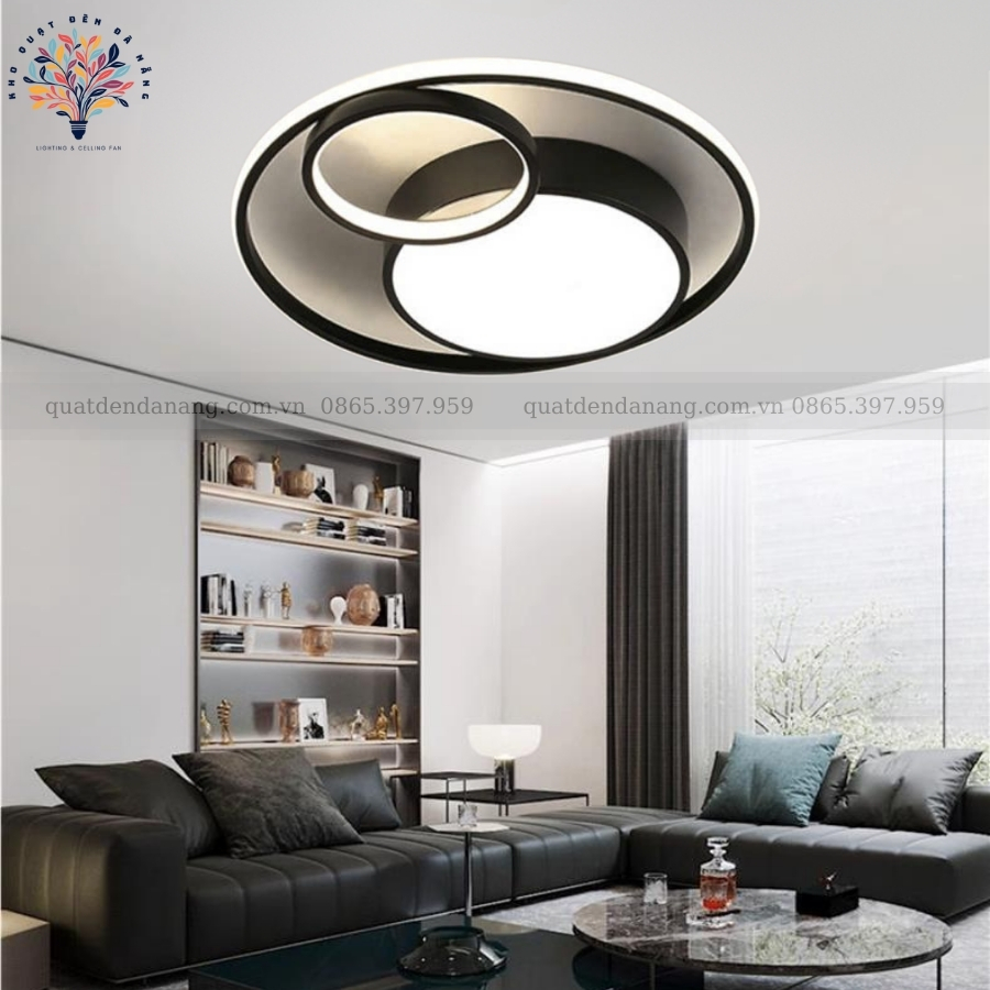 Đèn Ốp Trần Đen Trắng 573