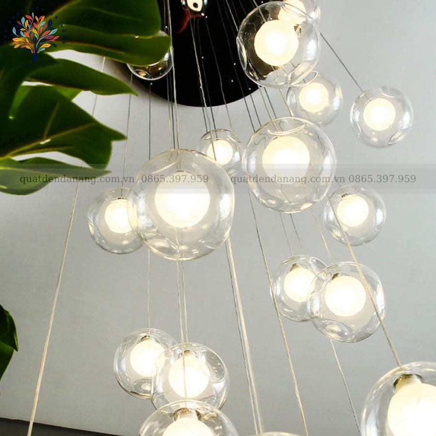 Đèn Thả Thông Tầng Pha Lê Giọt Nước