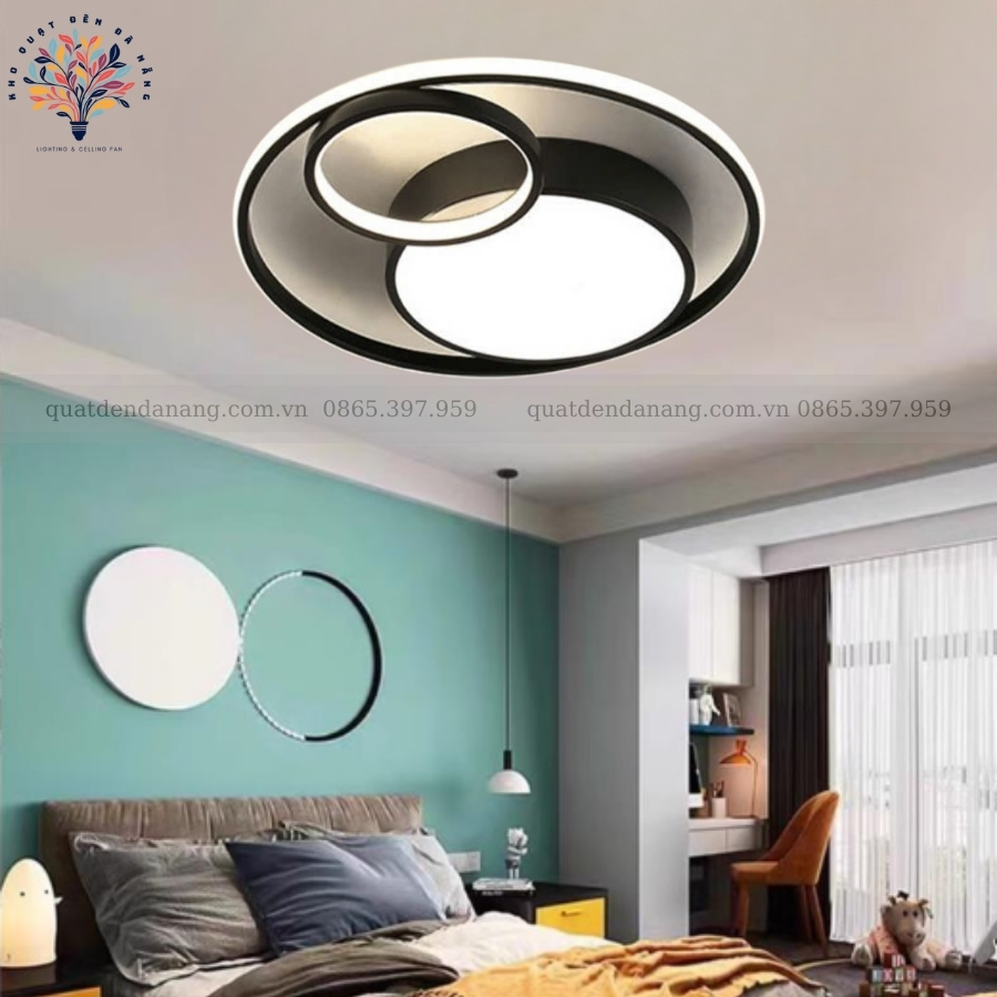 Đèn Ốp Trần Đen Trắng 573
