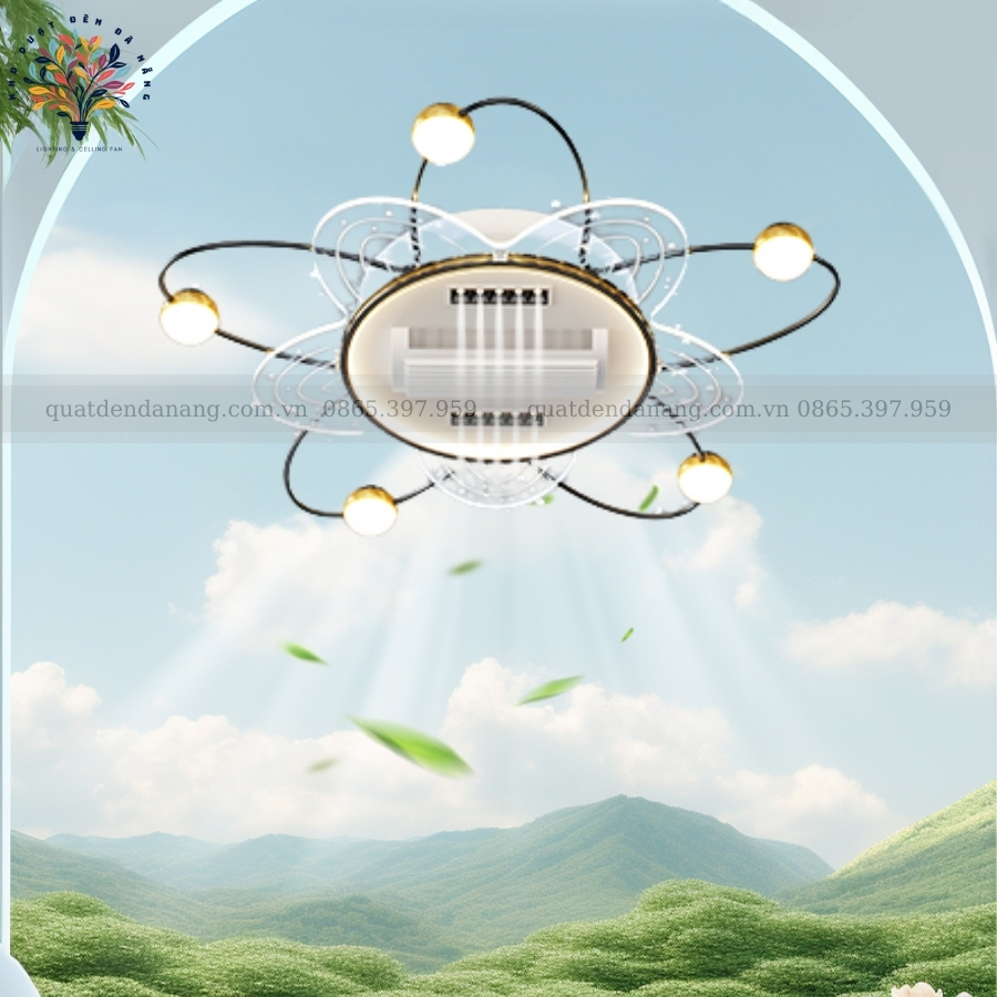 Quạt Ốp Trần Không Cánh 355