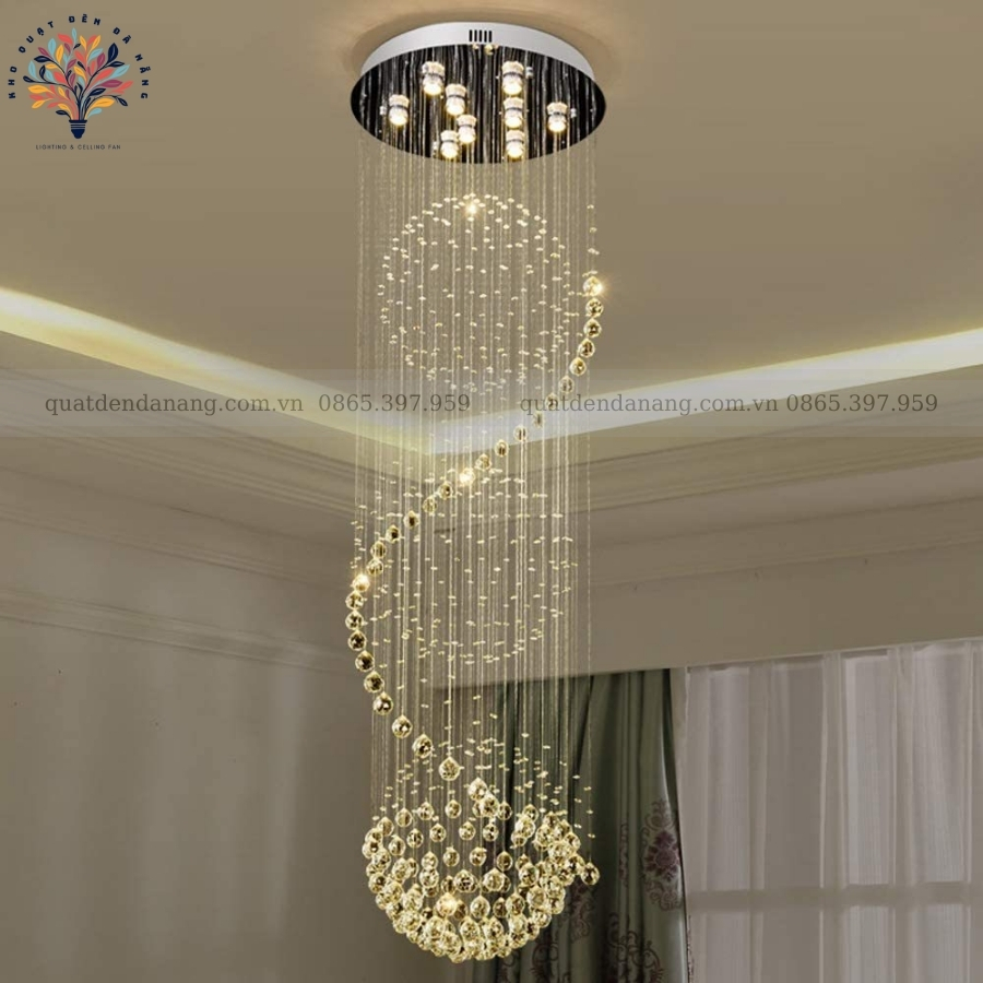 Đèn Thả Thông Tầng Pha Lê Nghệ Thuật