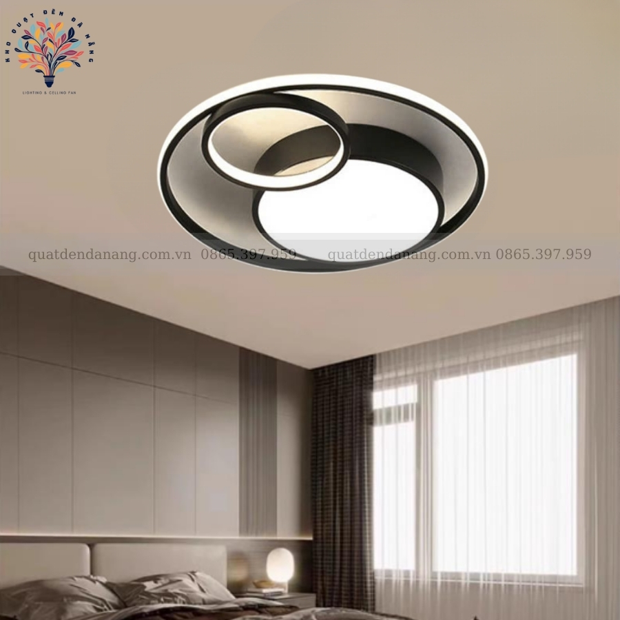 Đèn Ốp Trần Đen Trắng 573