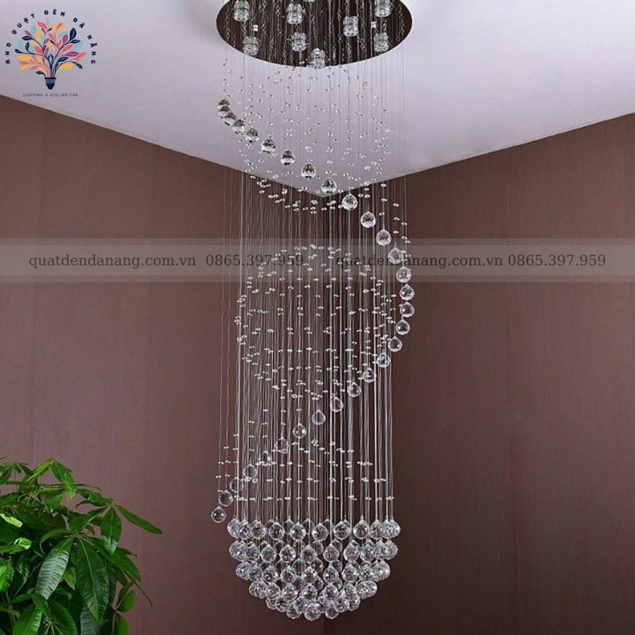 Đèn Thả Thông Tầng Pha Lê Nghệ Thuật