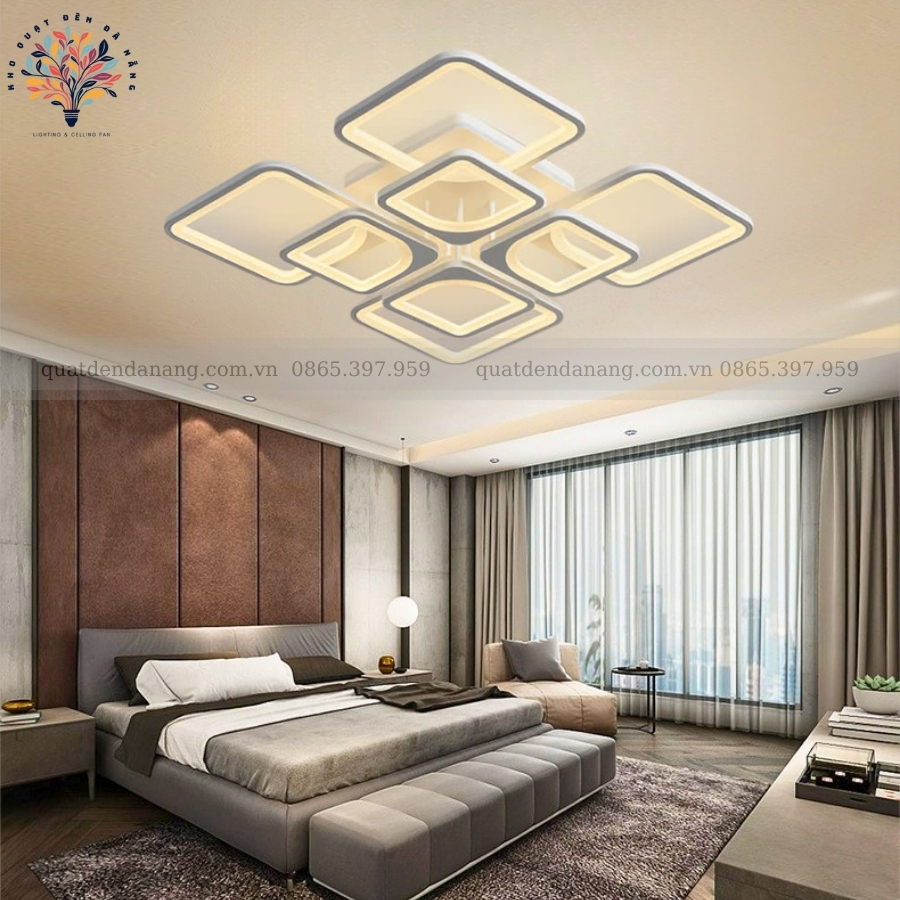 Đèn Ốp Trần Cánh Vuông