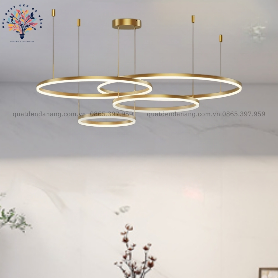 Đèn Thả 4 Vòng LED