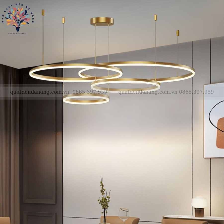 Đèn Thả 4 Vòng LED