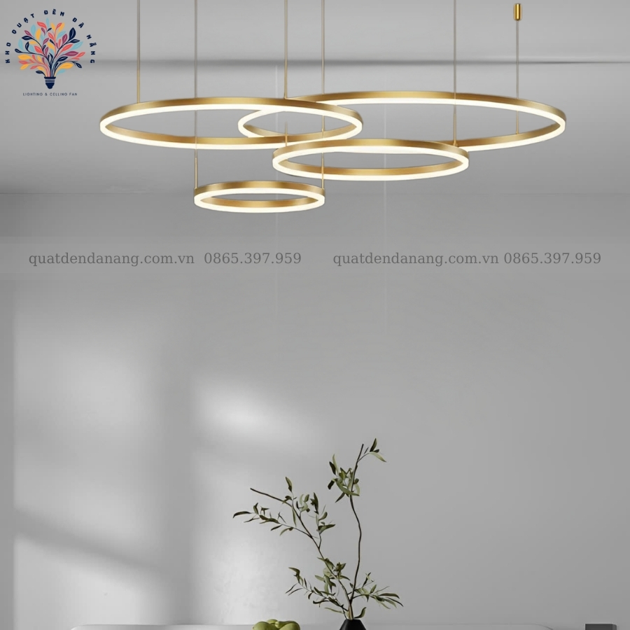 Đèn Thả 4 Vòng LED