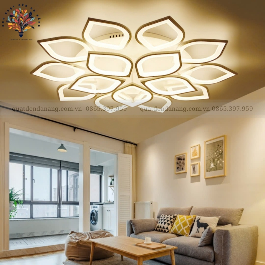 Đèn Ốp Trần Cánh Sen