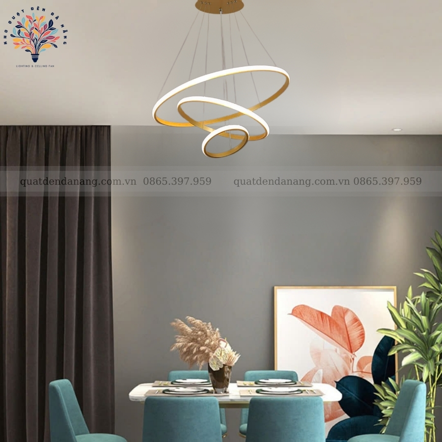 Đèn Thả 3 Vòng LED 906
