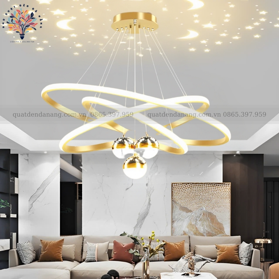 Đèn Thả 3 Vòng LED 817