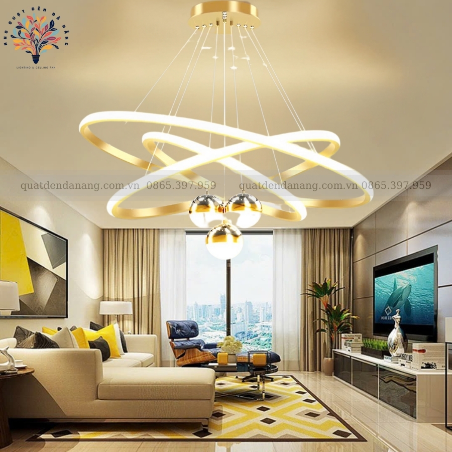 Đèn Thả 3 Vòng LED 817