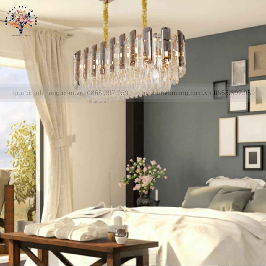Đèn Chùm Pha Lê Chữ Nhật 660