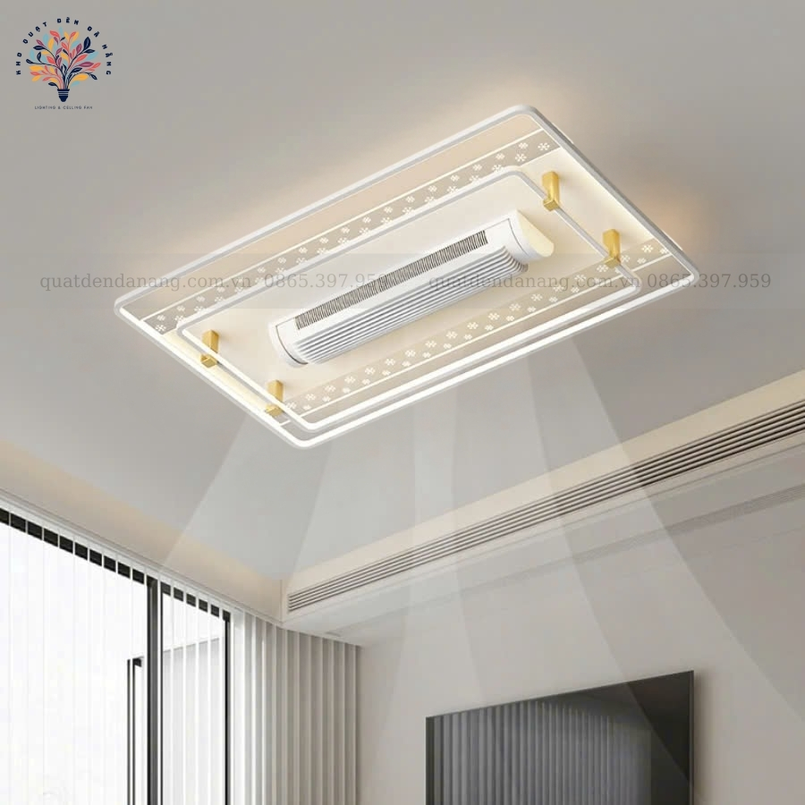 Quạt Ốp Trần Không Cánh Chữ Nhật 469