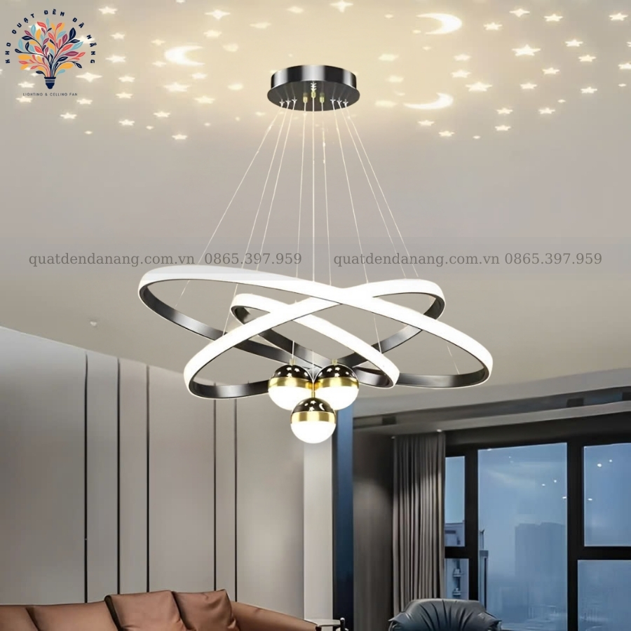 Đèn Thả 3 Vòng LED 817