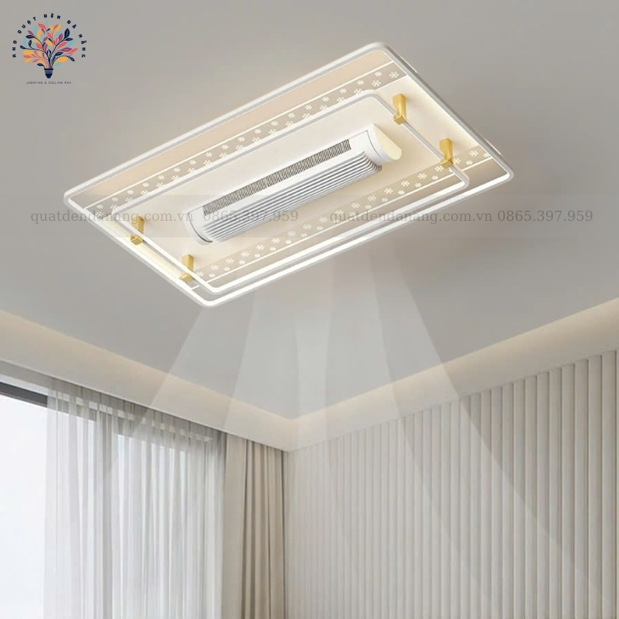 Quạt Ốp Trần Không Cánh Chữ Nhật 469