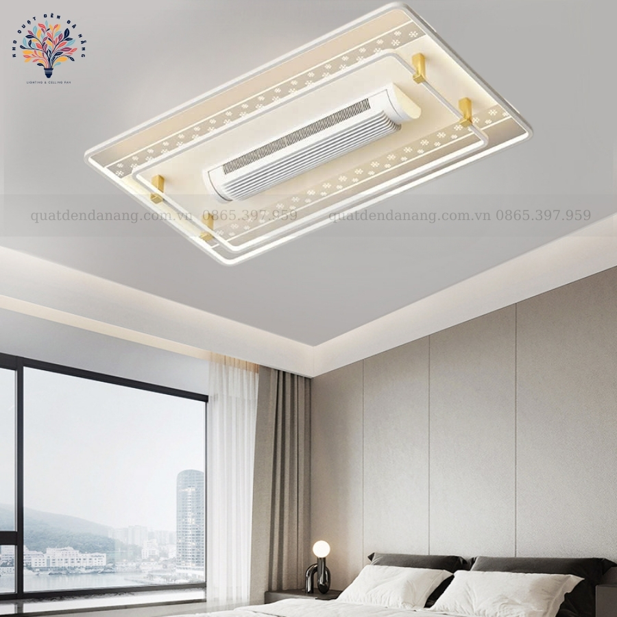 Quạt Ốp Trần Không Cánh Chữ Nhật 469