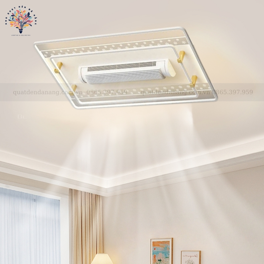Quạt Ốp Trần Không Cánh Chữ Nhật 469