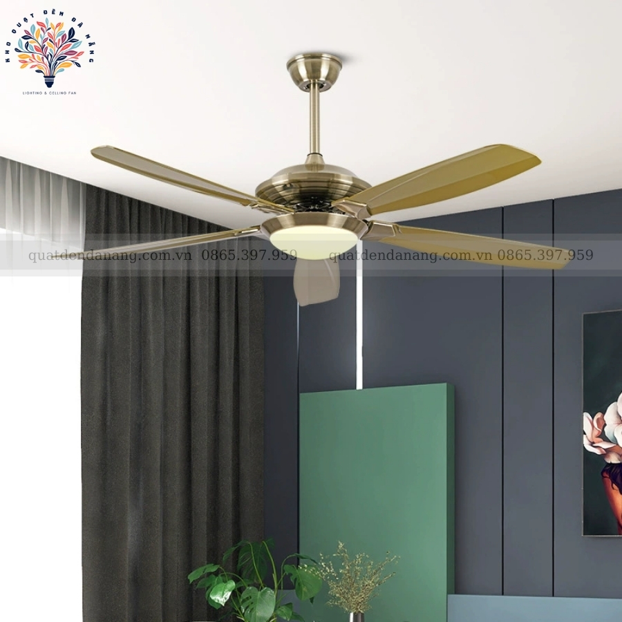 Quạt Trần Đèn Cánh Nhựa ABS 080