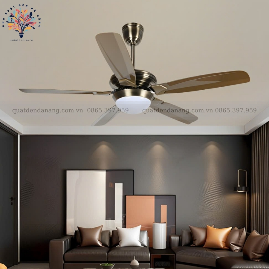 Quạt Trần Đèn Cánh Nhựa ABS 080
