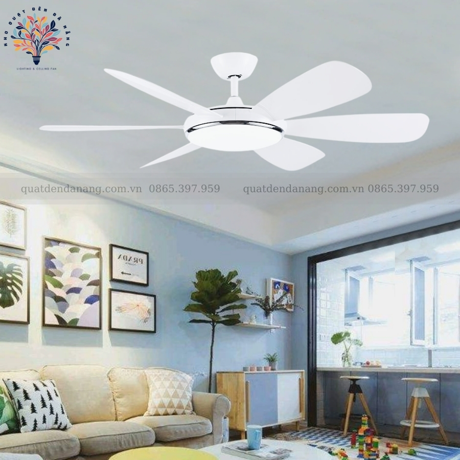 Quạt Trần Đèn 6 Cánh 360