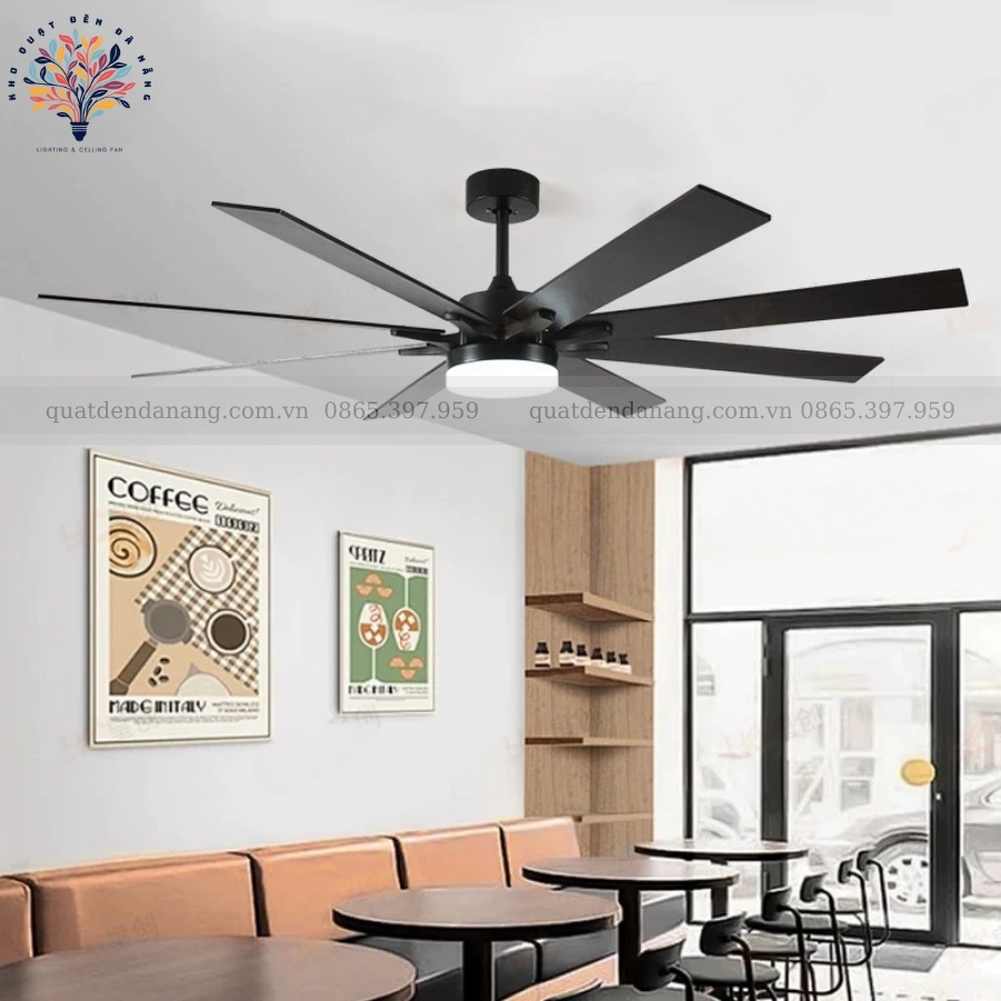 Quạt Trần Đèn Cánh Nhựa 885
