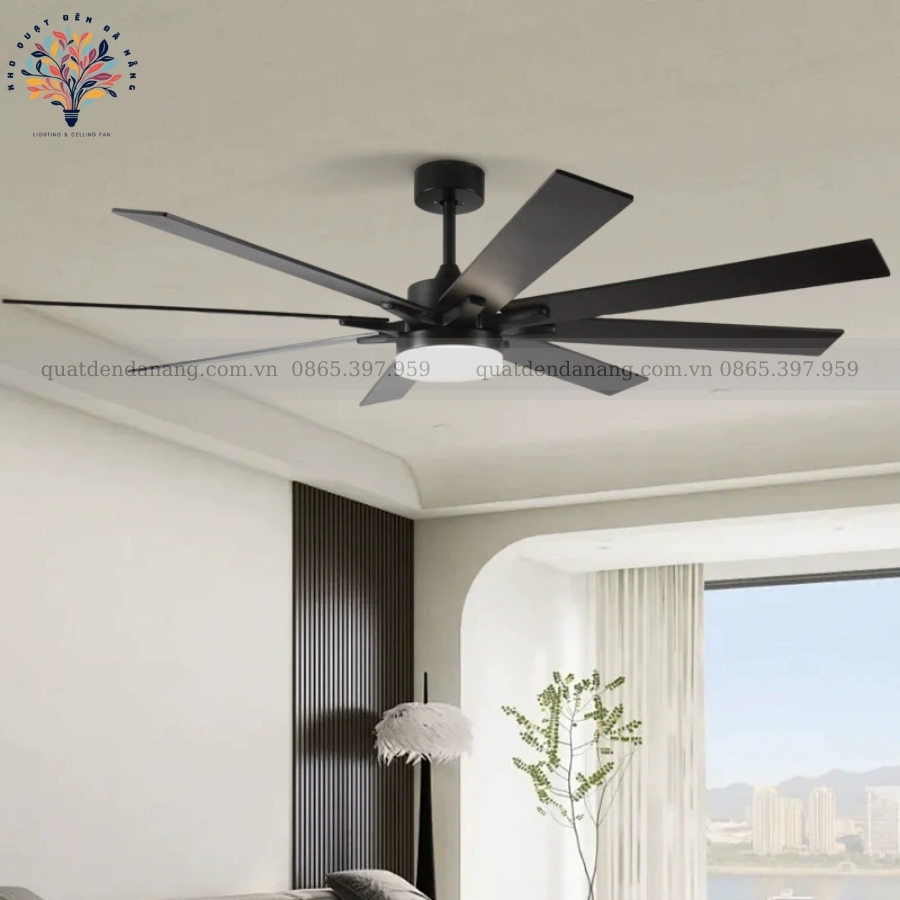 Quạt Trần Đèn Cánh Nhựa 885