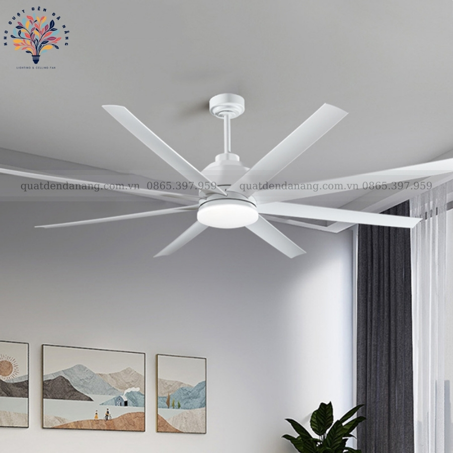Quạt Trần Đèn Cánh Nhựa 885