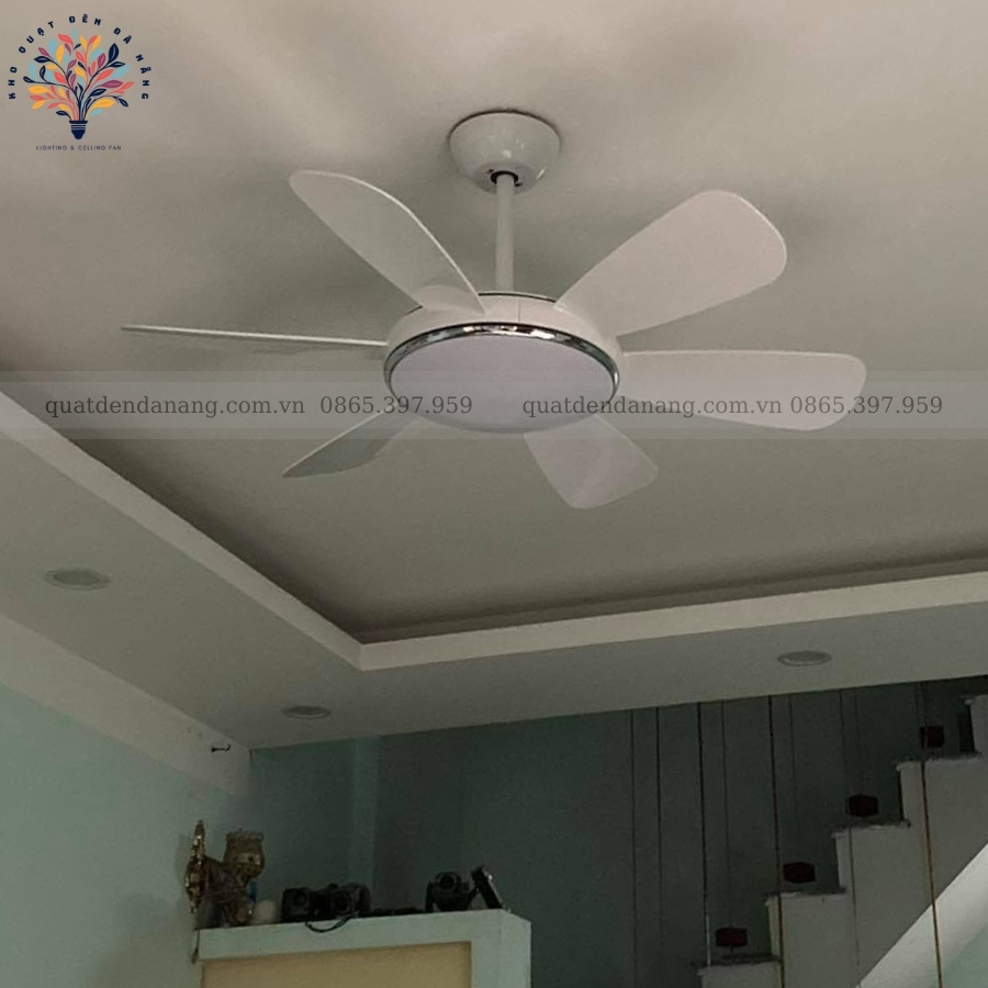 Quạt Trần Đèn 6 Cánh 360