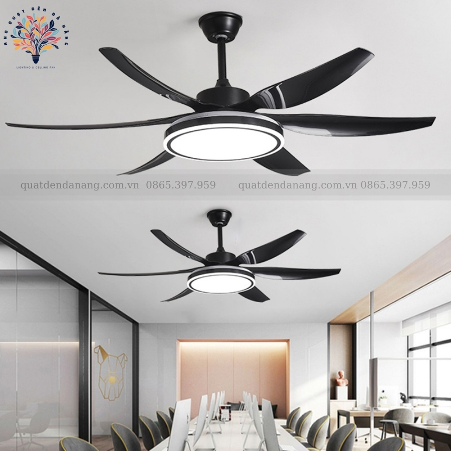 Quạt Trần Đèn Cánh Nhựa 215