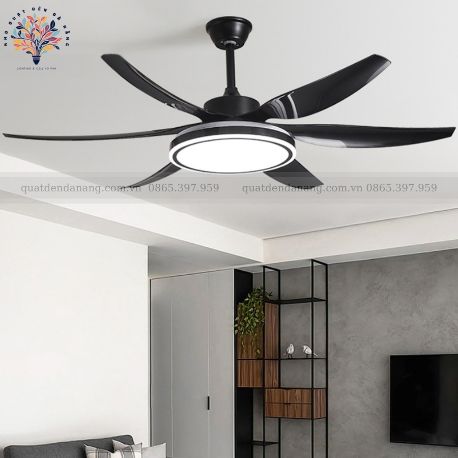 Quạt Trần Đèn Cánh Nhựa 215