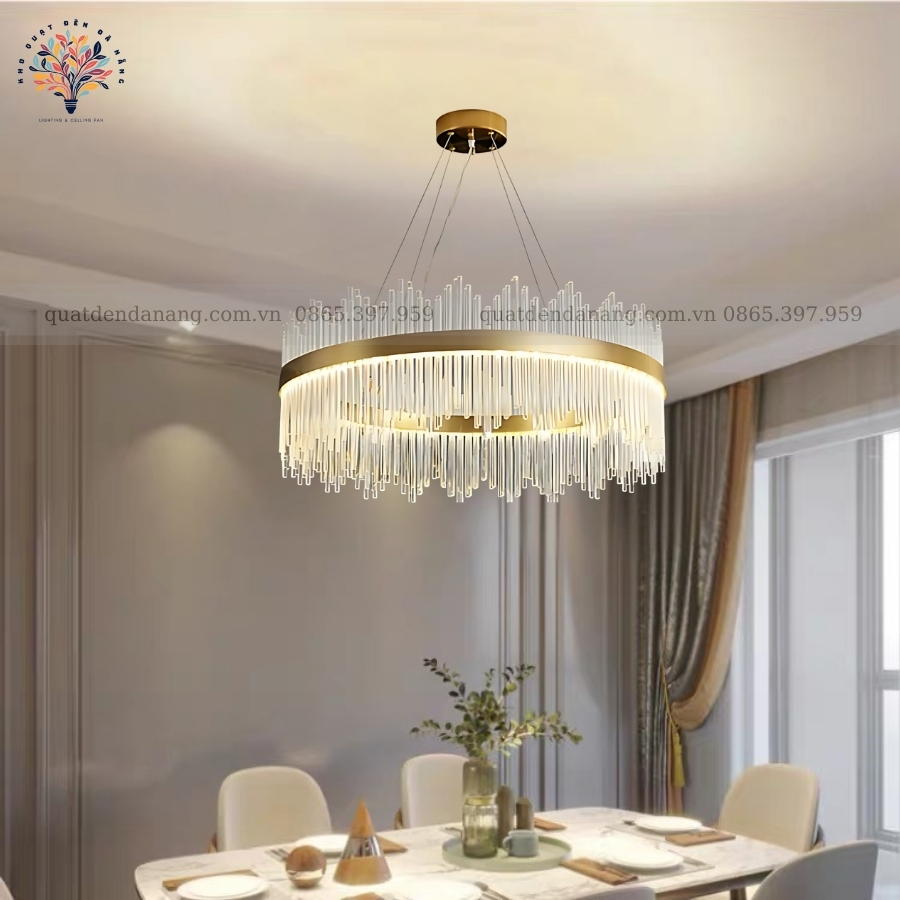 Đèn Chùm Pha Lê Vương Miện