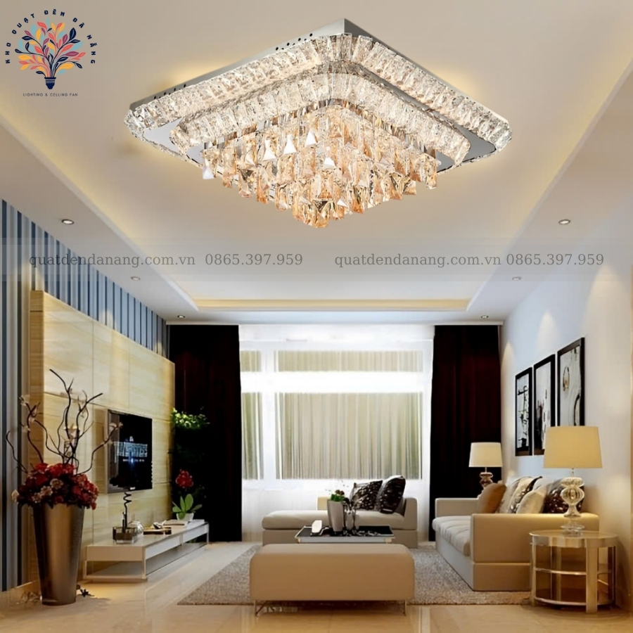 Đèn Ốp Trần Pha Lê 778
