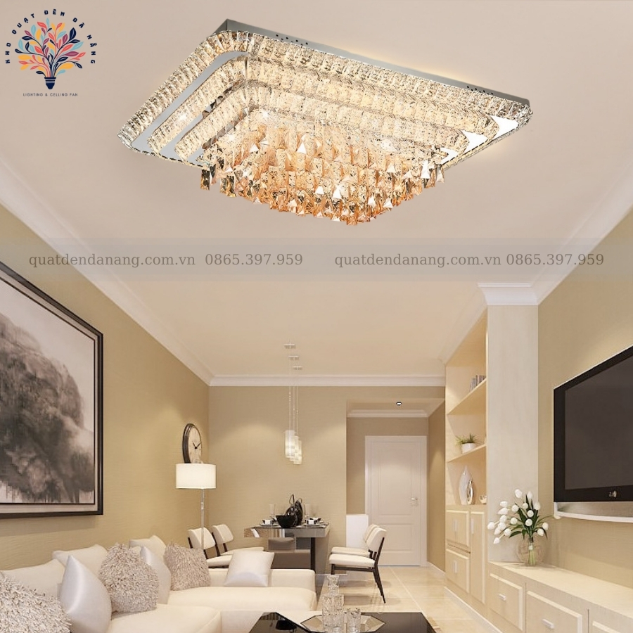 Đèn Ốp Trần Pha Lê 767