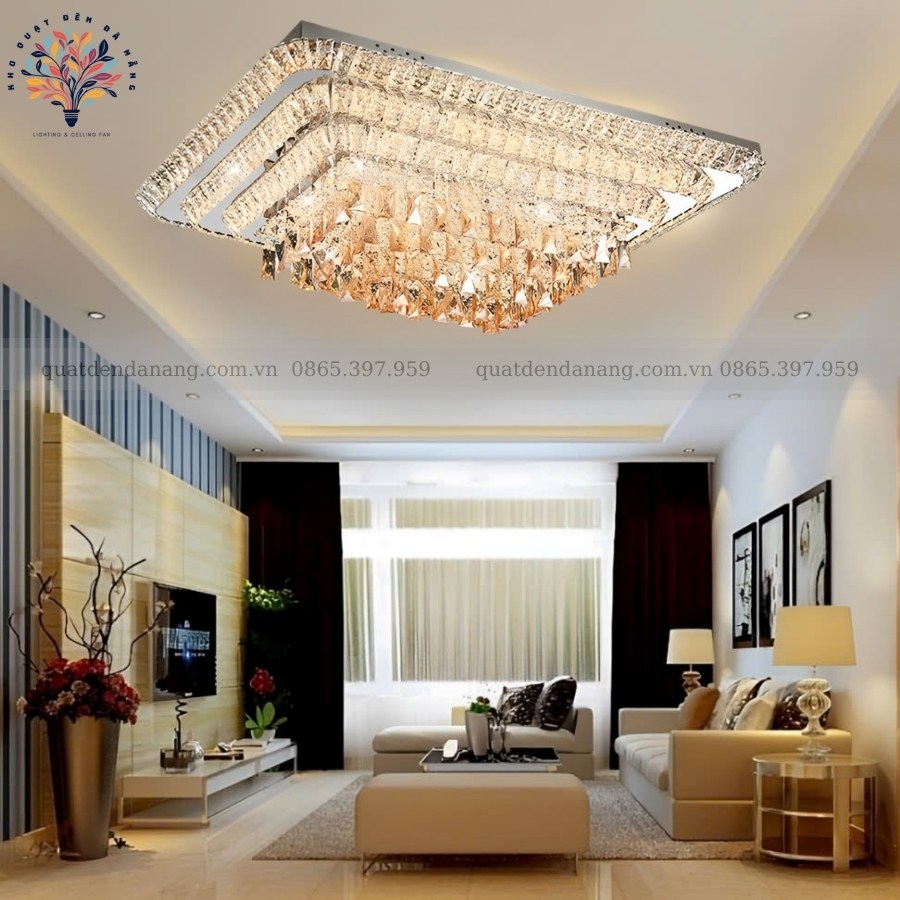 Đèn Ốp Trần Pha Lê 767